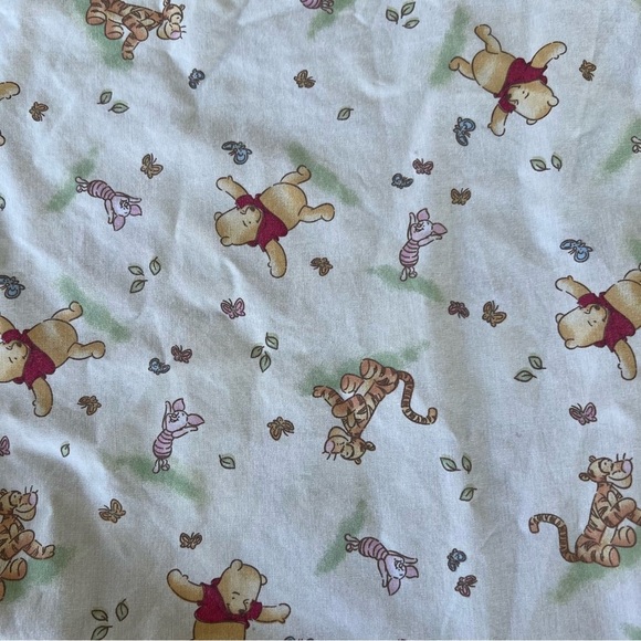 Y2K Winnie The Pooh & Friends Crown Crafts Fitted Crib Sheet Tigger Piglet GUC - Picture 5 of 10